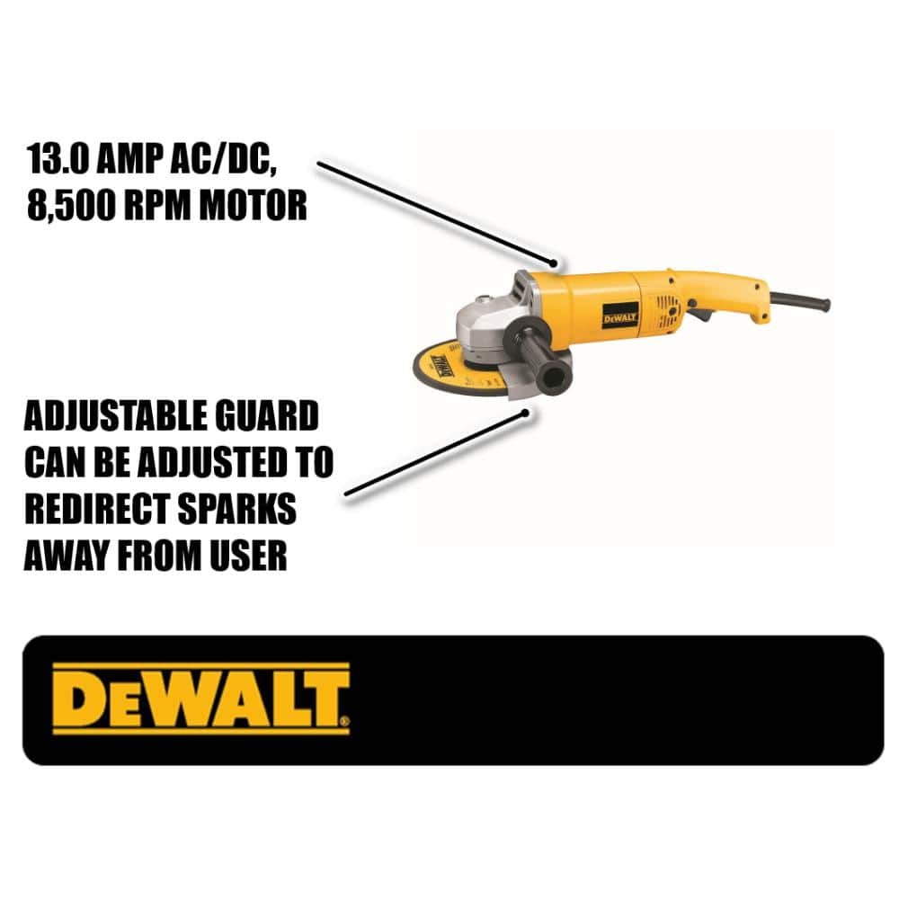 DISCOUNT BROS, DEWALT 13 Amp 7 in. 8,000 RPM Medium Angle Grinder (USED) - $90