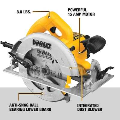 DISCOUNT BROS, DEWALT 15-Amp 7-1/4-in Corded Circular Saw - $90