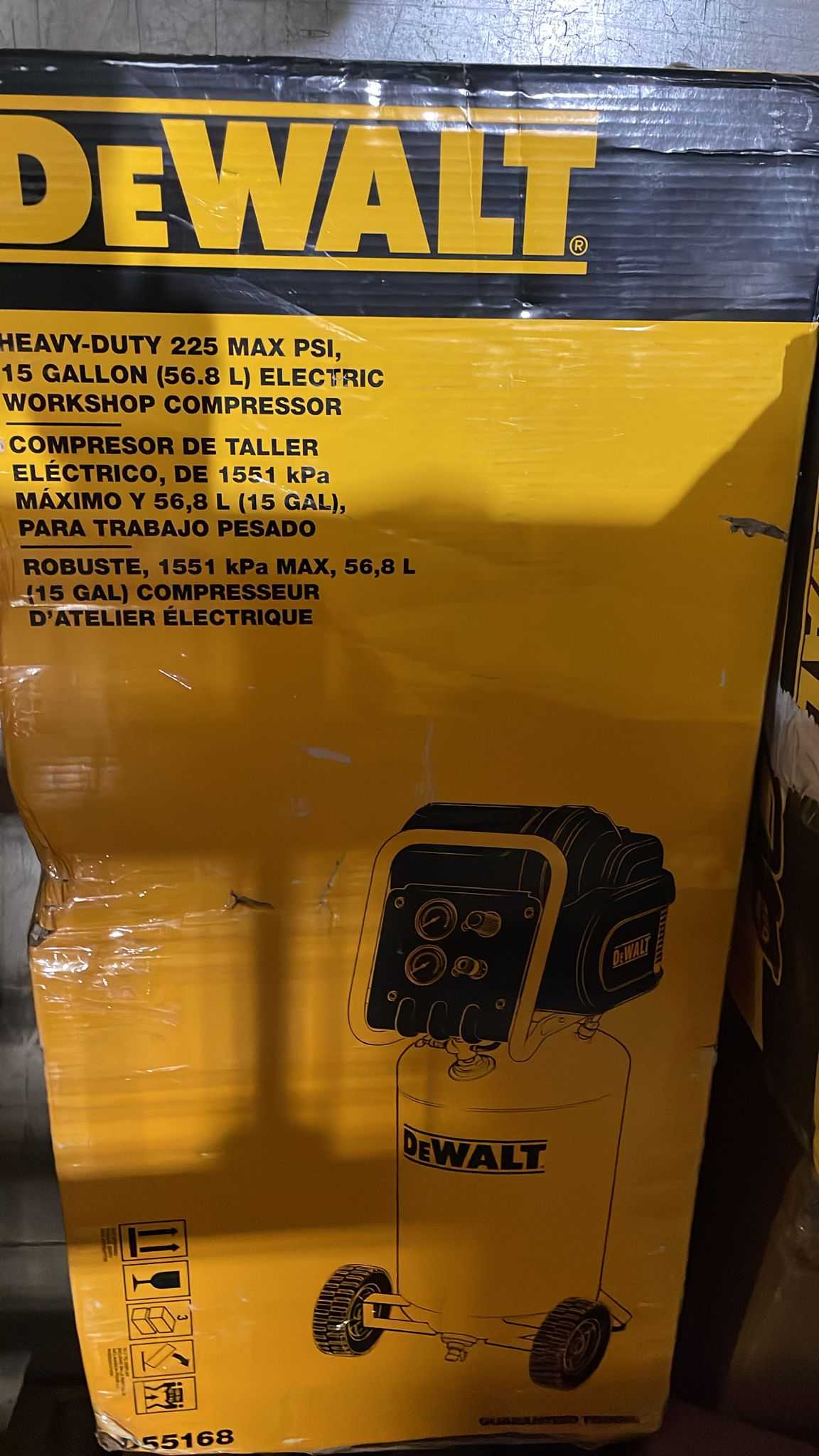 DISCOUNT BROS, DEWALT 15 Gal. Portable Electric Air Compressor - $340