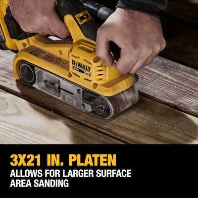 DISCOUNT BROS, DEWALT 20-Volt Brushless Cordless Belt Sander with Dust Management (USED) - $150