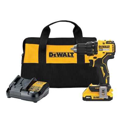 DISCOUNT BROS, DEWALT 20-volt Max Brushless Drill (1-Battery , Charger and Soft Bag included) - $110