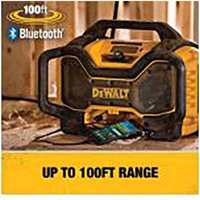 DISCOUNT BROS, DEWALT 20-volt Max Cordless Bluetooth Compatibility Jobsite Radio Bluetooth Adapter - $180