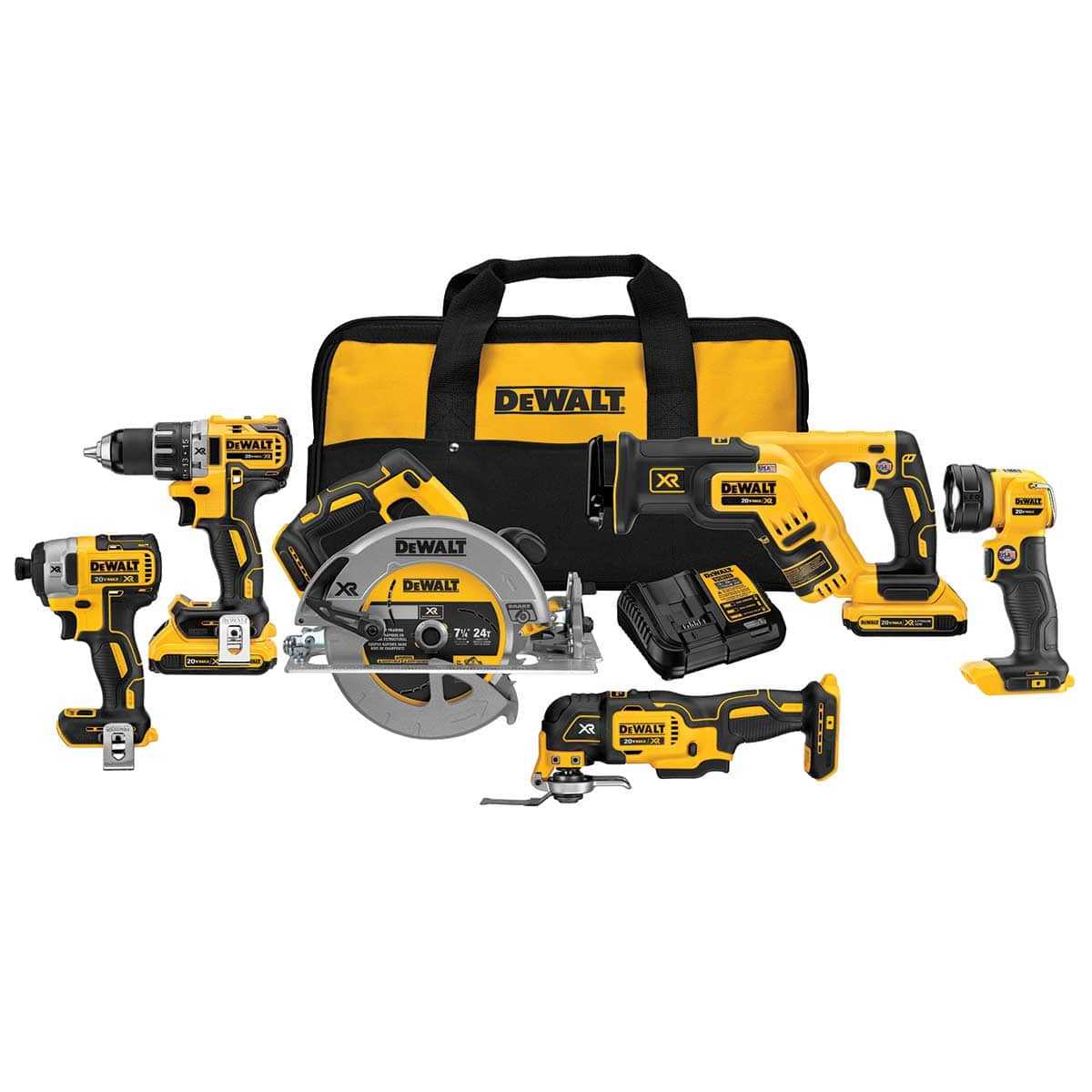 Dewalt, DEWALT 20V MAX XR® 6-Tool Compact Combo Kit