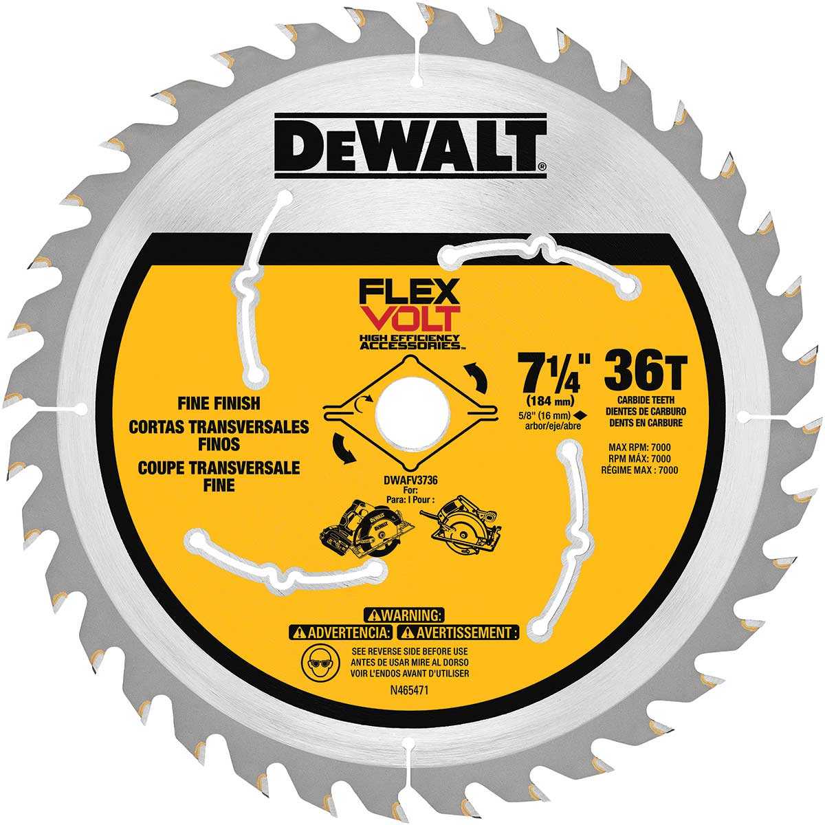 Dewalt, DEWALT 7-1/4" 36T Circular Saw Blade