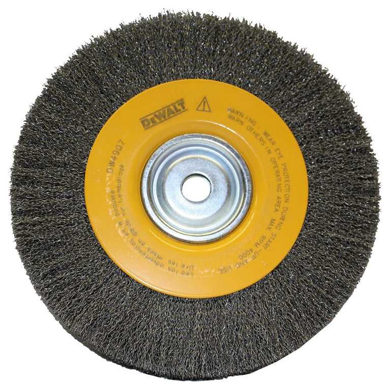 Dewalt, DEWALT DW4907 8" CRIMPED WIRE WHEEL BENCH GRINDER BRUSH