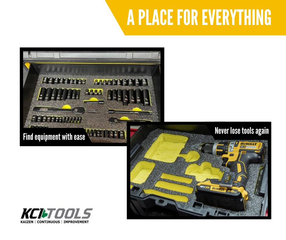 Kaizen Inserts Canada, DEWALT DWST08330 - TOUGHSYSTEM 2.0 Three-Drawer Unit - Kaizen Foam Inserts