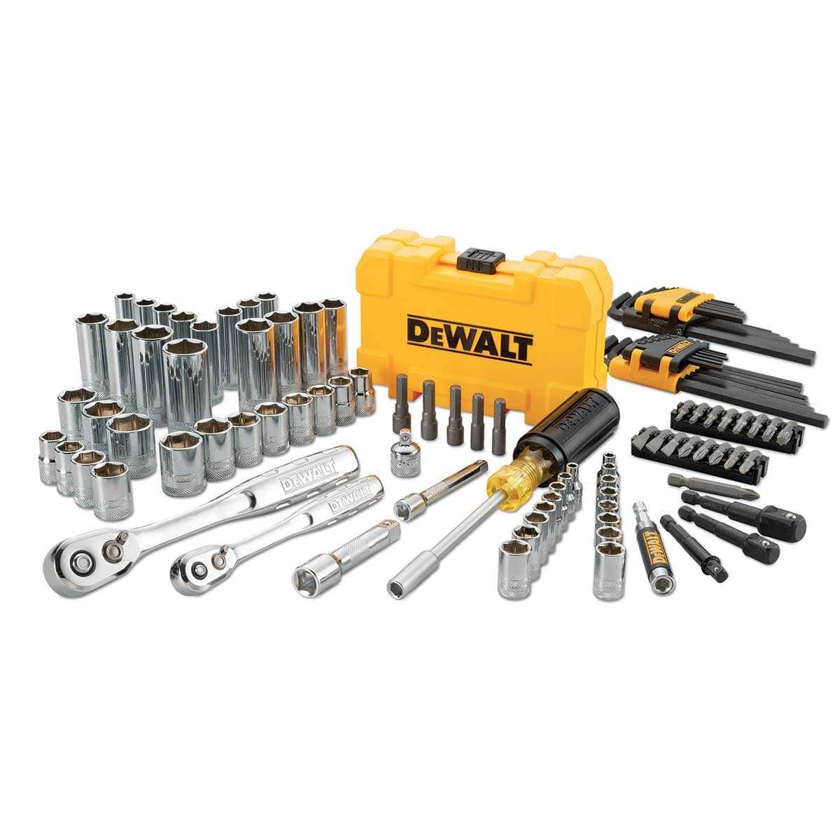 Dewalt, DEWALT Mechanic's Tool Kit, 108 Piece Set, with PTA Case