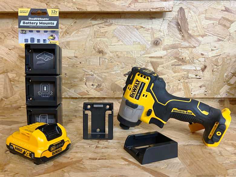 StealthMounts, DeWalt 12v Battery Holders