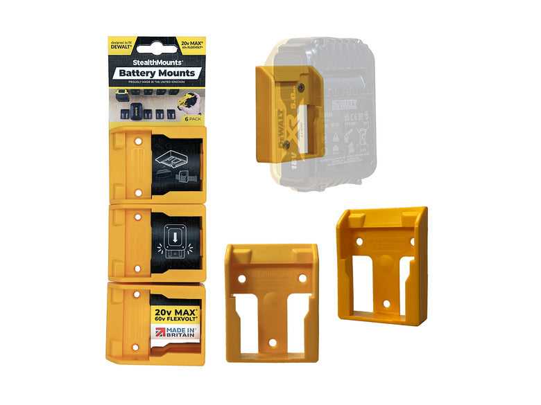 StealthMounts, DeWalt 20v/60v Battery Holders