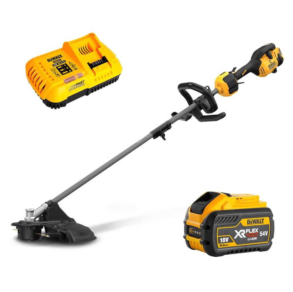 Stanley Black & Decker (Australia) Pty Ltd, DeWalt 54V 9.0Ah Flexvolt XR Li-ion Cordless Brushless Split Boom Power Head Kit with String Trimmer Attachment DCMAS5713X1-XE