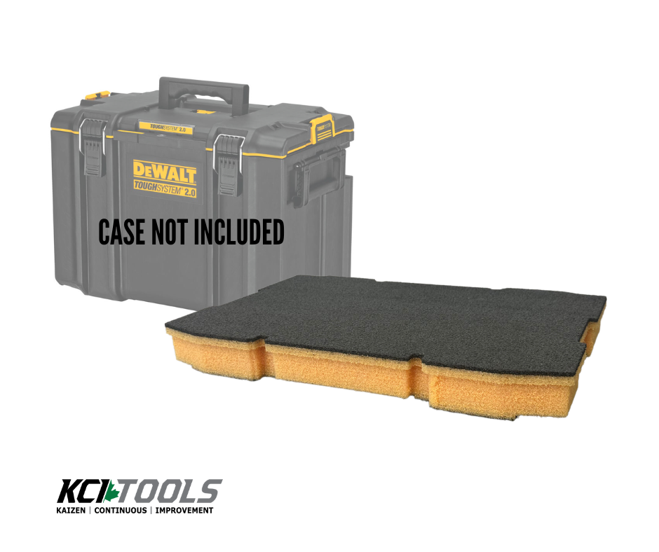 Kaizen Cases and Inserts, DeWalt TOUGHSYSTEM 2.0 Extra Large Tool Box DWST08400 - Kaizen Inserts