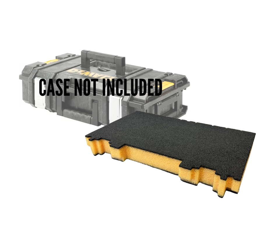 Kaizen Inserts Canada, DeWalt Tough System DS150 Tool Box - Kaizen Foam Insert