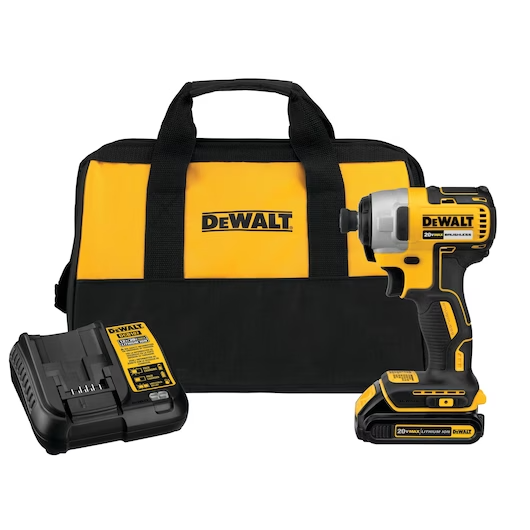 Black & Decker, Dewalt 20V MAX* Brushless Impact Driver Kit - DCF787C1